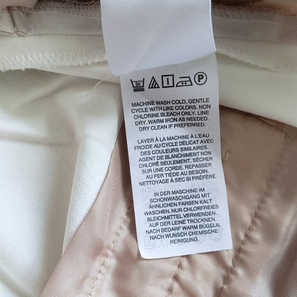 NWOT J. Crew Ivory Bi-Stretch Cotton Martie Pants (2P) - Picture 7 of 13